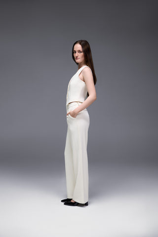 Tailored Trousers - Ivory Presence