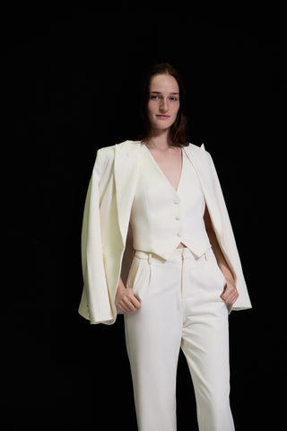 Tailored Blazer - Ivory Presence