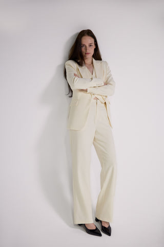 Tailored Trousers - Ivory Presence